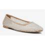 STEVE MADDEN BALLERINA CREMA CON STRASS