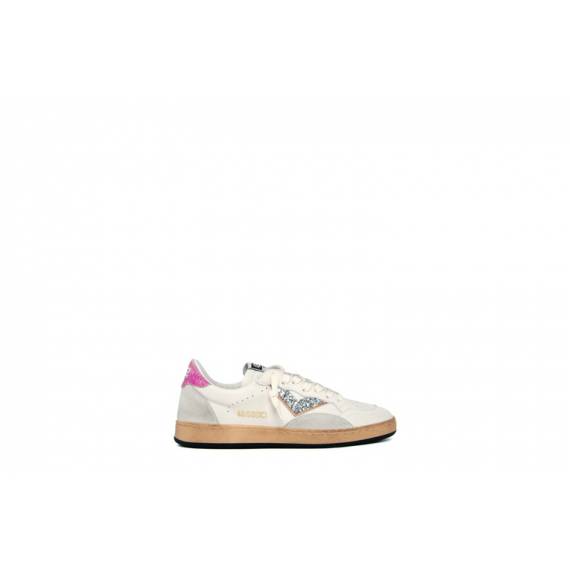 4B12 SNEAKERS BIANCA E FUXIA